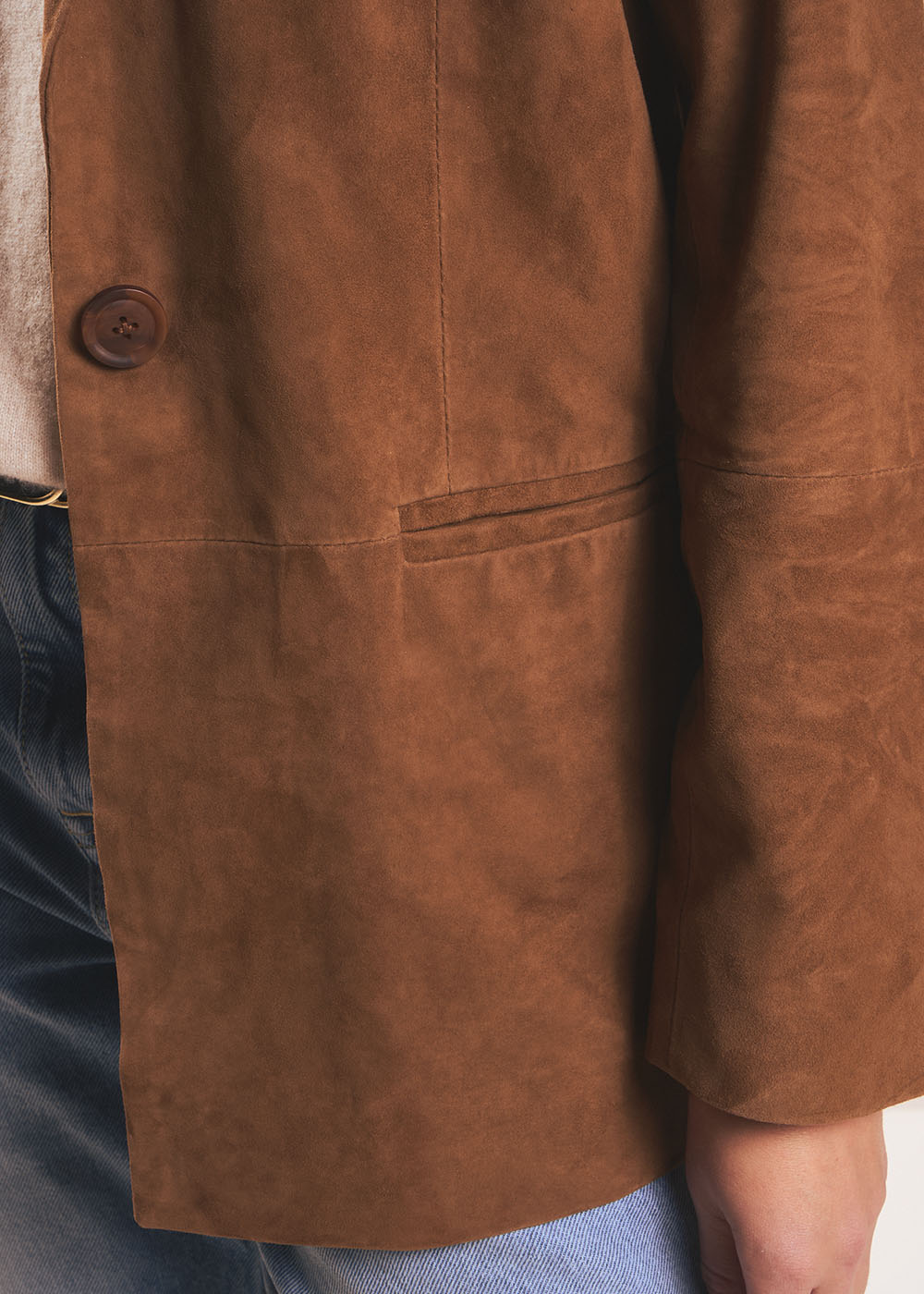 VANESSA Mid-length leather jacket - 4 - Sud Express - Sud Express