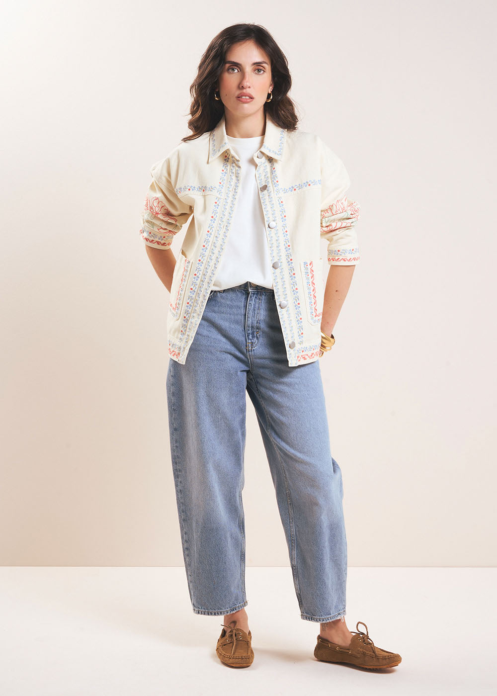 VELEA Embroided overshirt - 4 - Sud Express - Sud Express