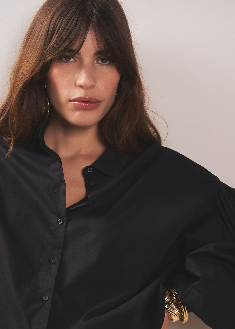 CATALIBA Long-sleeved cotton voile blouse - 2 - Sud Express - Sud Express