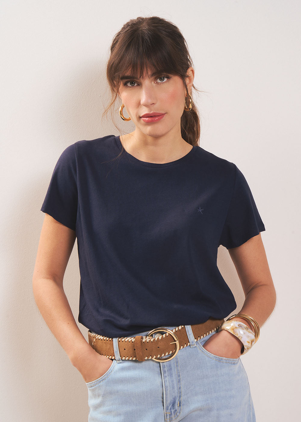 TIFY Boat-neck T-shirt - 1 - Sud Express - Sud Express