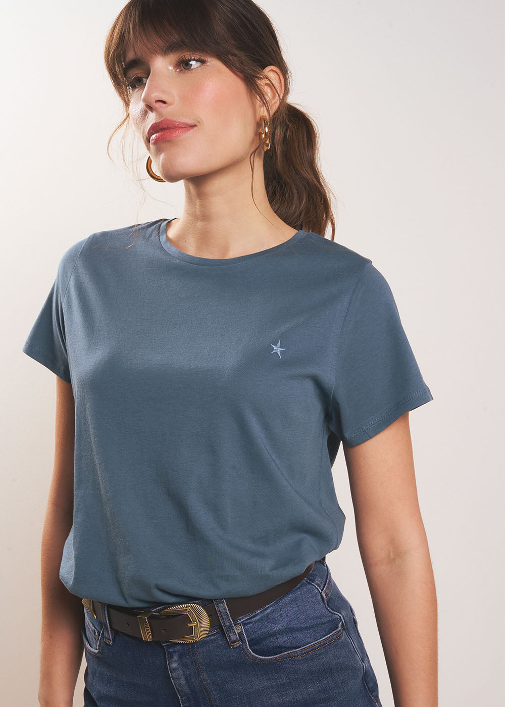 TIFY Boat-neck T-shirt - 1 - Sud Express - Sud Express