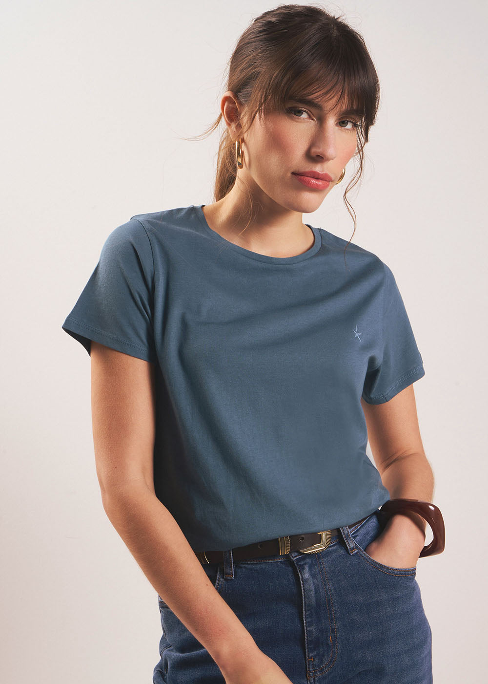 Boat-neck T-shirt - Sud Express - 5 - Sud Express
