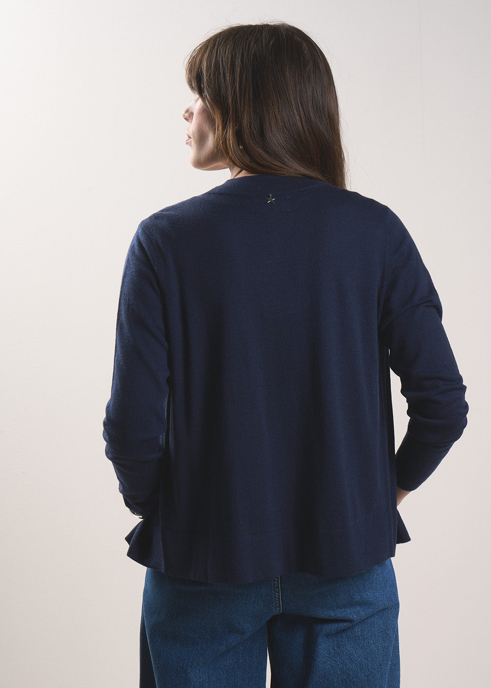 GALDY Long-sleeved cardigan without buttons - 3 - Sud Express - Sud Express