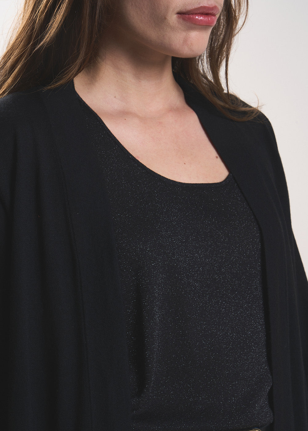 GALDY Long-sleeved cardigan without buttons - 2 - Sud Express - Sud Express