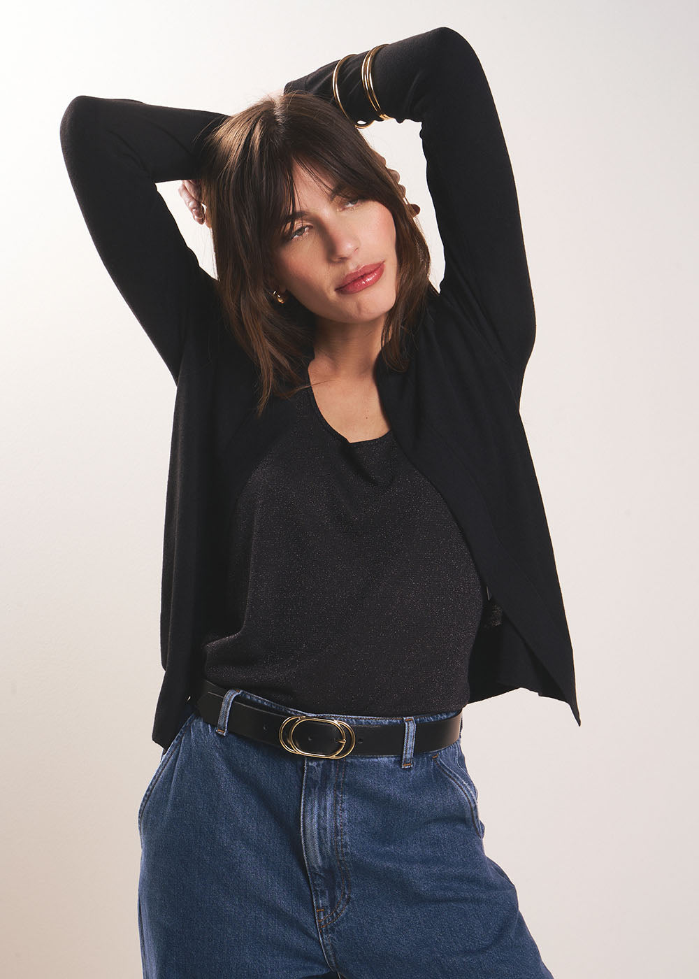 Long-sleeved cardigan without buttons - Sud Express - 5 - Sud Express