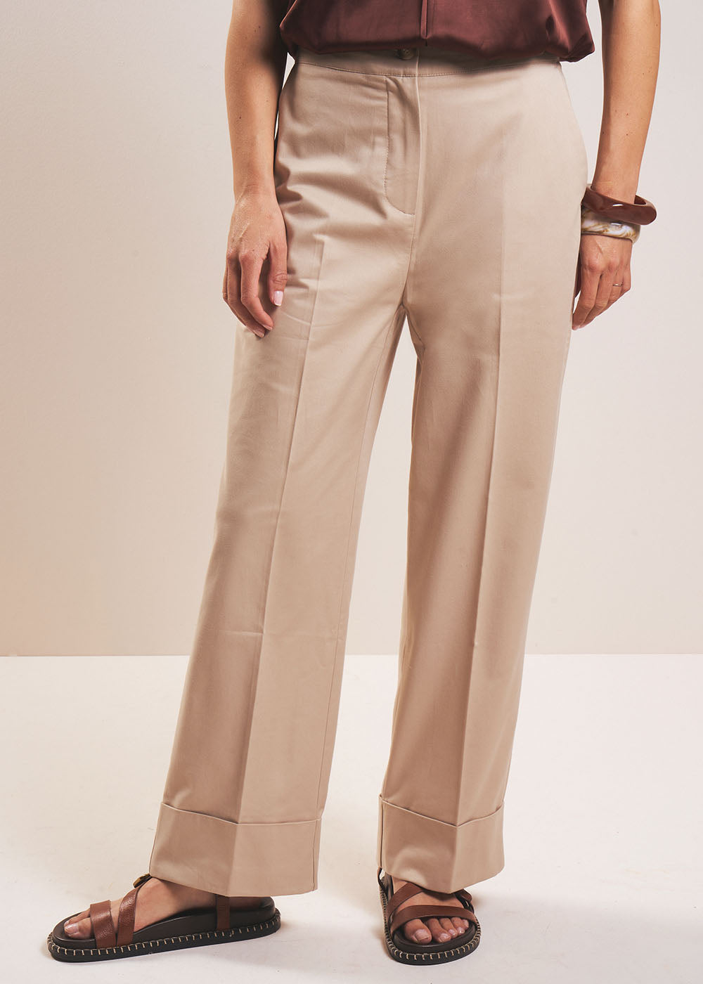 PAPILLE High-waisted straight-leg trousers - 2 - Sud Express - Sud Express