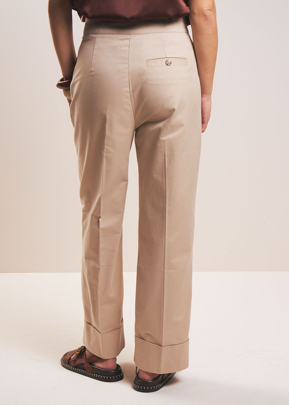 PAPILLE High-waisted straight-leg trousers - 3 - Sud Express - Sud Express