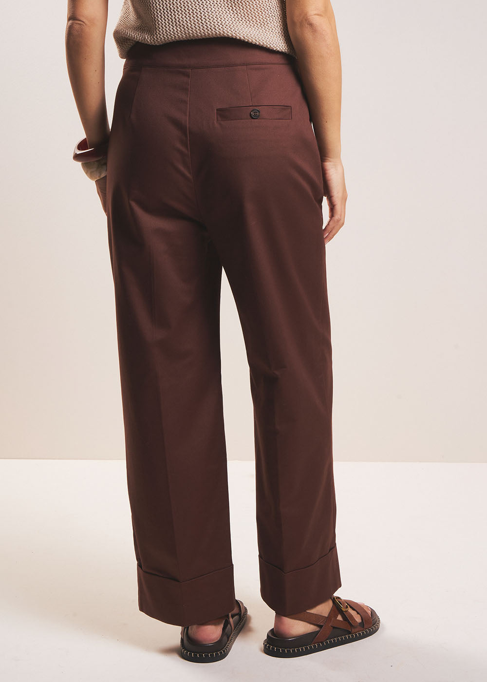 PAPILLE High-waisted straight-leg trousers - 3 - Sud Express - Sud Express