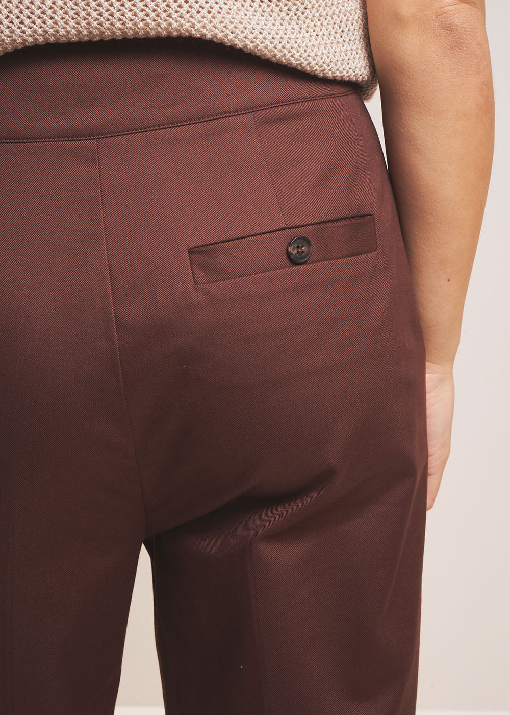 PAPILLE High-waisted straight-leg trousers - 4 - Sud Express - Sud Express