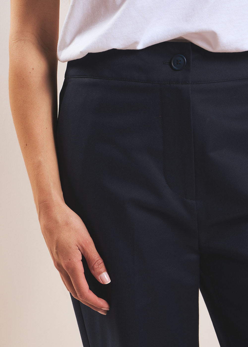 PAPILLE High-waisted straight-leg trousers - 2 - Sud Express - Sud Express