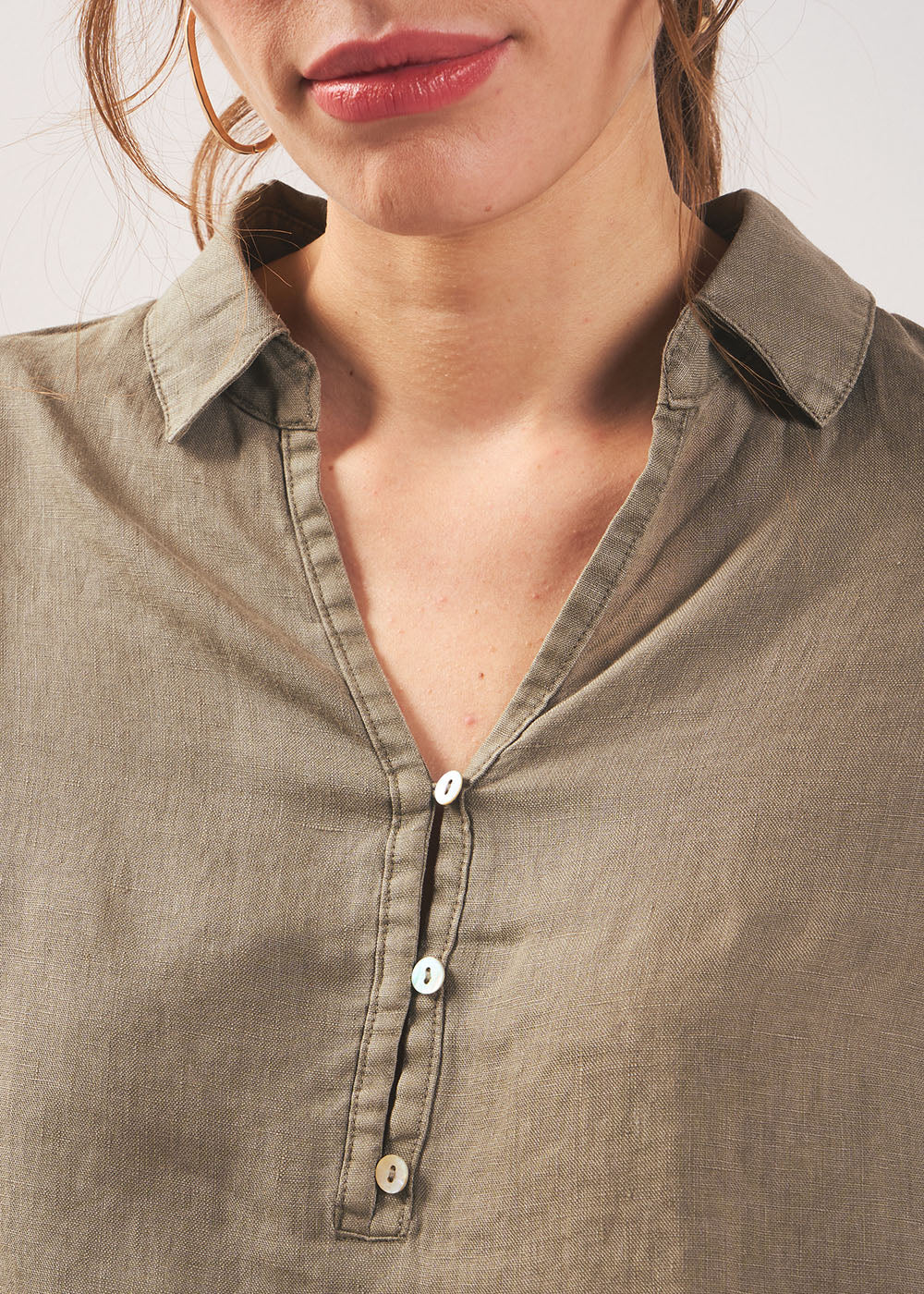 TAVILA Linen blouse - 2 - Sud Express - Sud Express