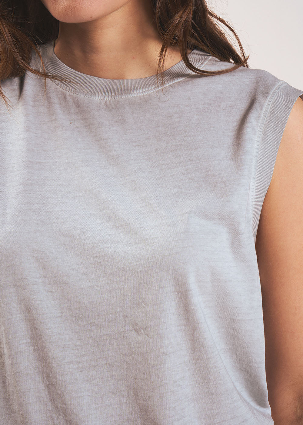 Cotton sleeveless T-shirt - Sud Express - 2 - Sud Express