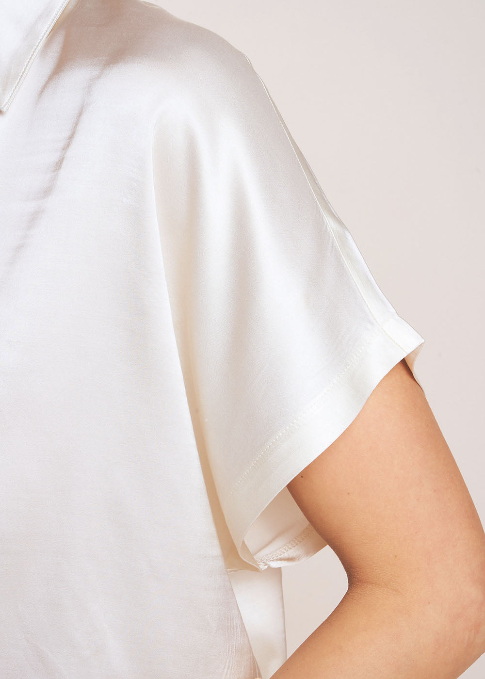TOSKANO Satin Fluid Blouse - 1 - Sud Express - Sud Express