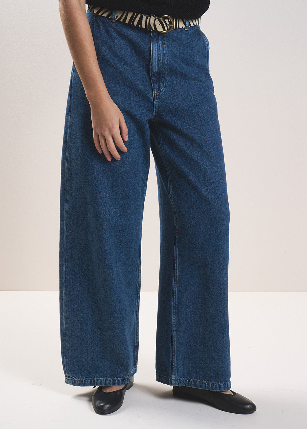 SANDY High-waisted trousers with very wide legs - 2 - Sud Express - Sud Express