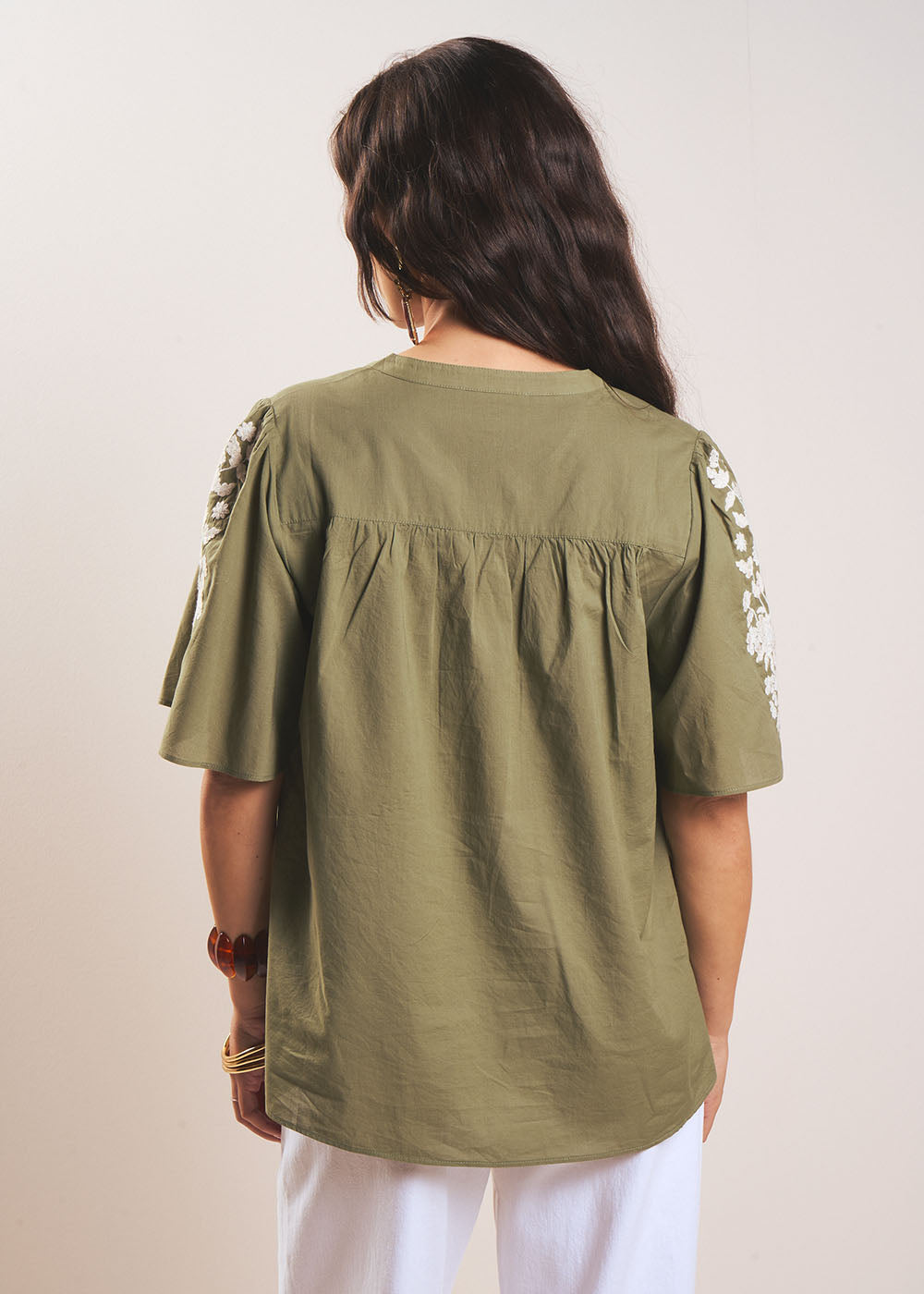 CASTALINE Embroidered blouse - 3 - Sud Express - Sud Express