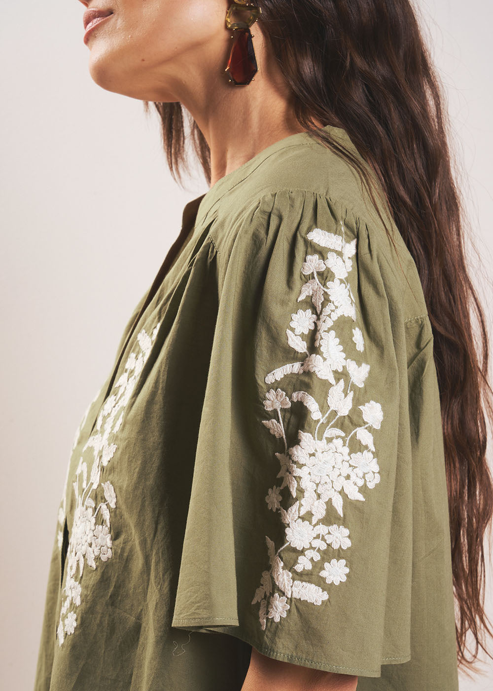 CASTALINE Embroidered blouse - 4 - Sud Express - Sud Express