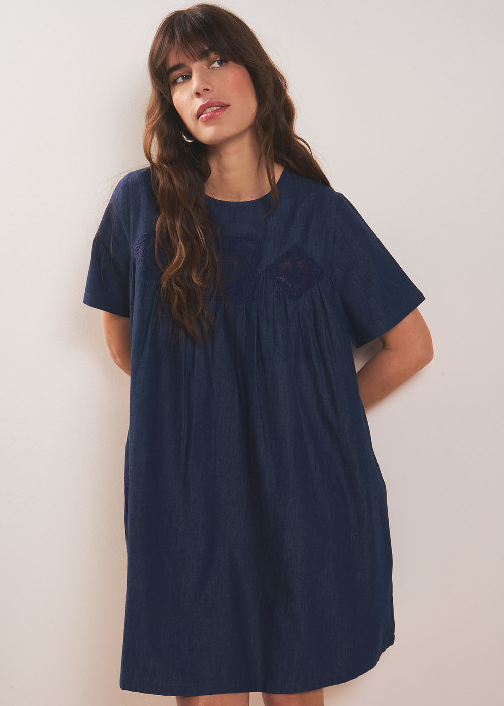 ROUMI Short denim dress - 4 - Sud Express - Sud Express