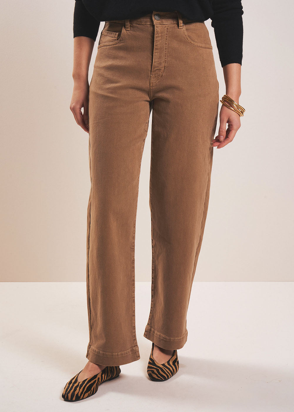 BLOOM Straight-leg boyfriend jeans - 1 - Sud Express - Sud Express