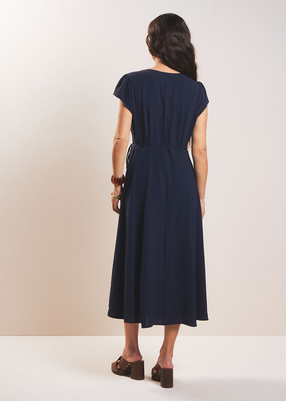RAPAOLA Long flowing wrap dress - 3 - Sud Express - Sud Express