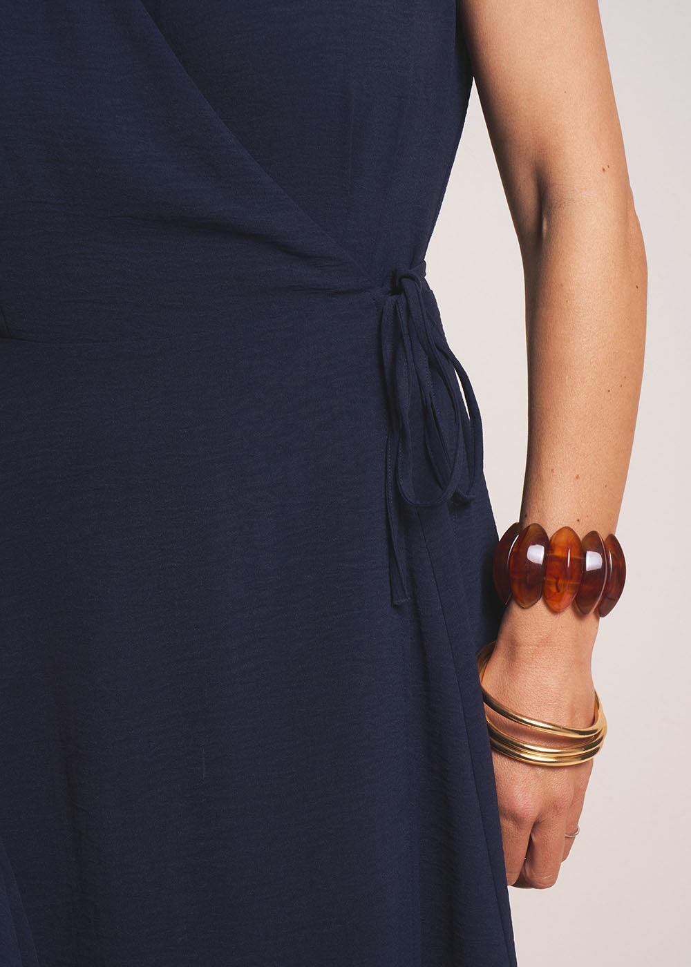 RAPAOLA Long flowing wrap dress - 4 - Sud Express - Sud Express