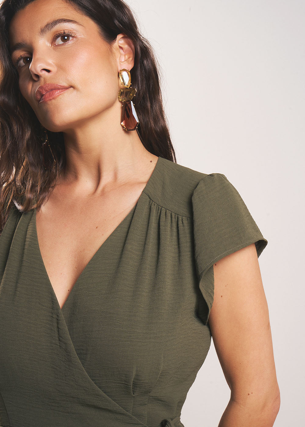 RAPAOLA Long flowing wrap dress - 4 - Sud Express - Sud Express