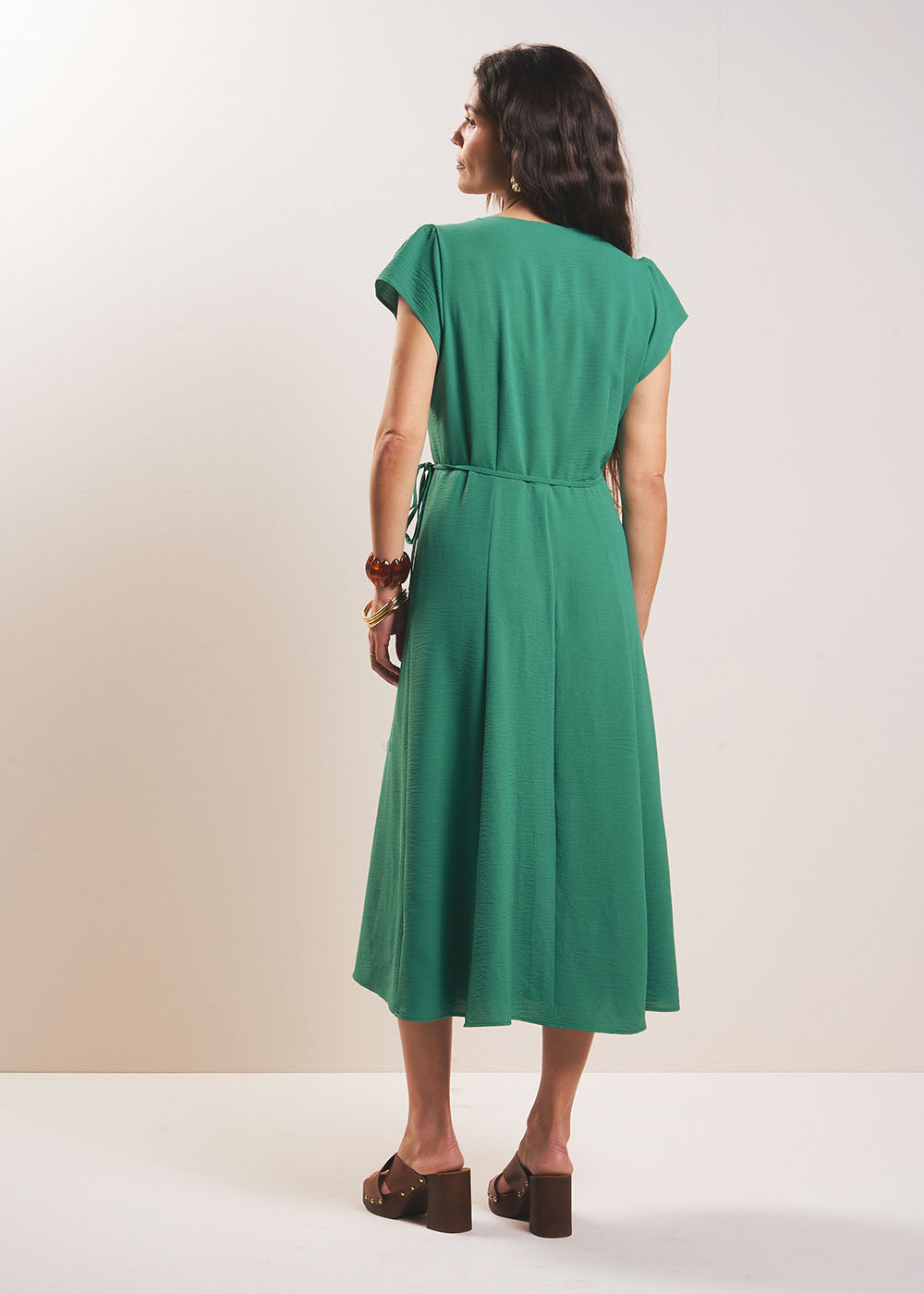 RAPAOLA Long flowing wrap dress - 3 - Sud Express - Sud Express