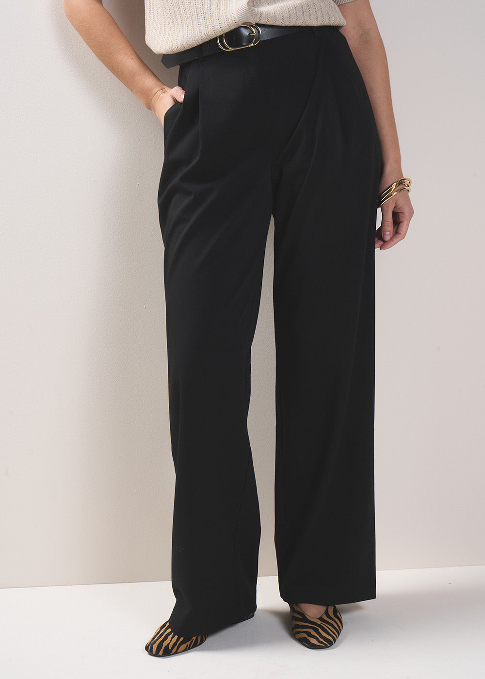 PLOTILDE Very wide pleated trousers - 1 - Sud Express - Sud Express