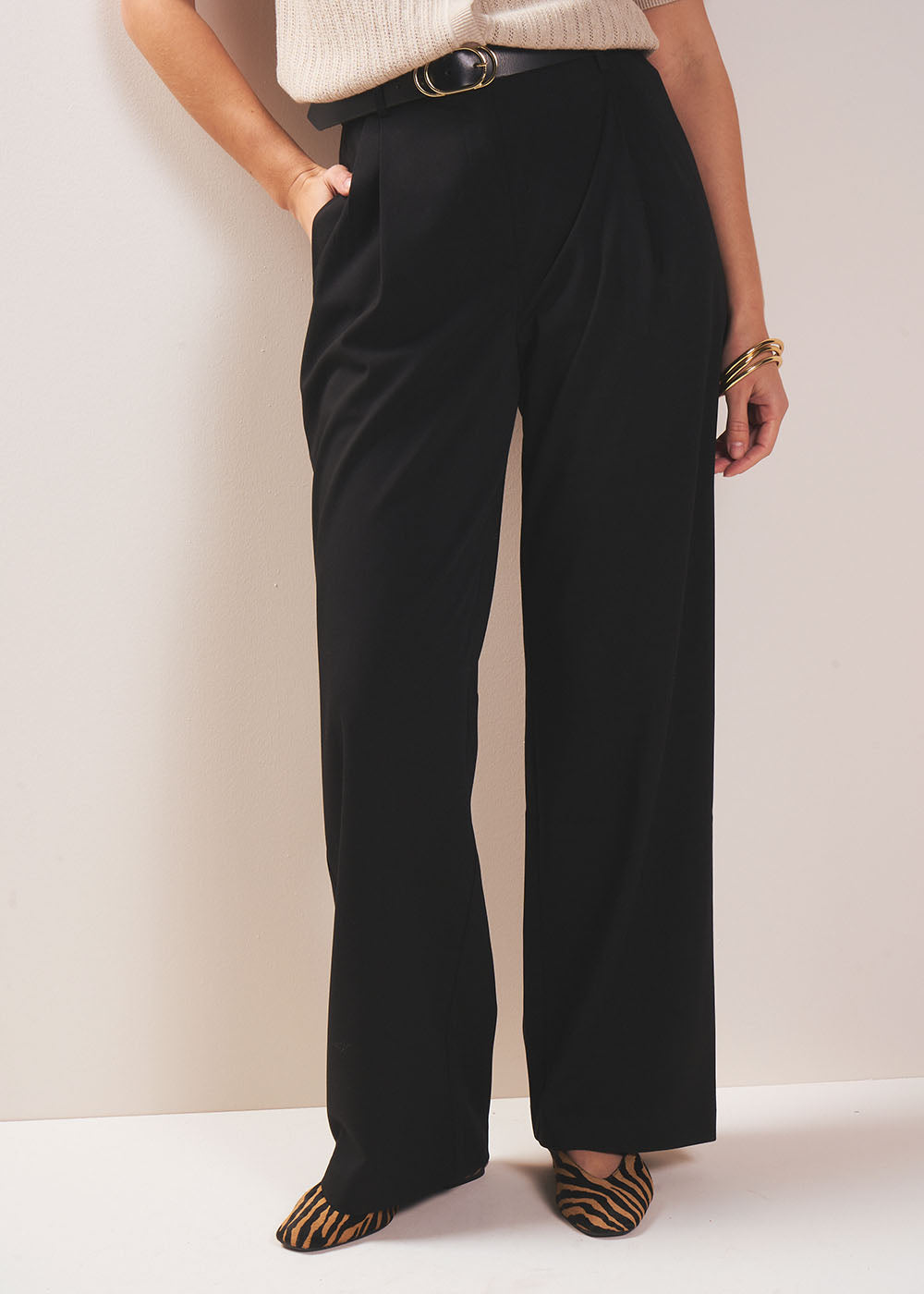 PLOTILDE Very wide pleated trousers - 1 - Sud Express - Sud Express