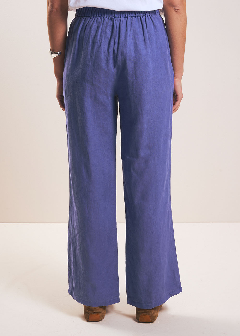 PASKO Straight-leg linen pants - 3 - Sud Express - Sud Express