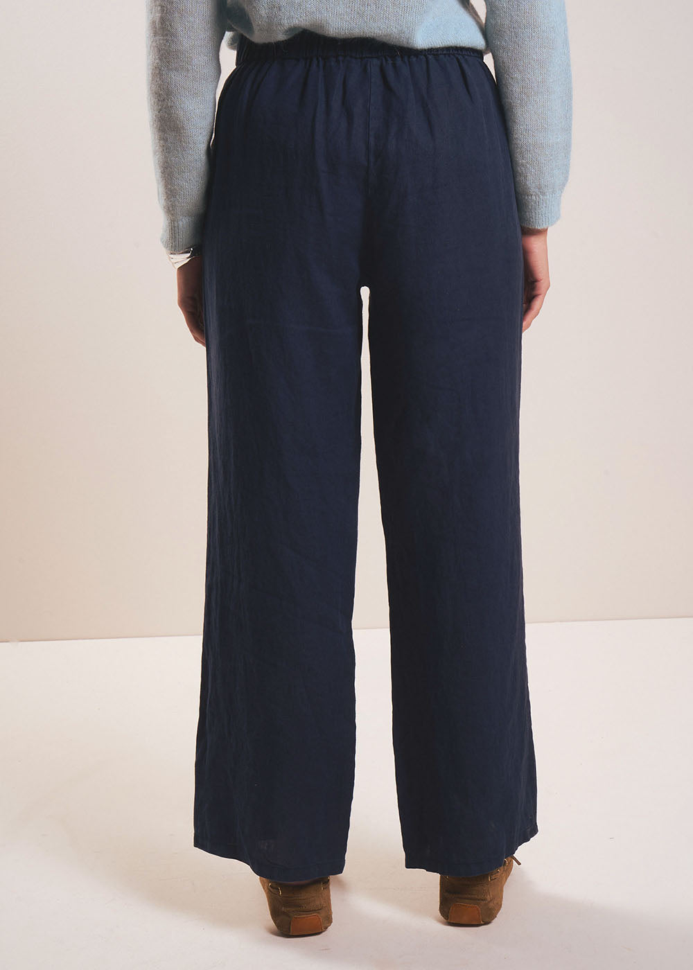PASKO Straight-leg linen pants - 3 - Sud Express - Sud Express