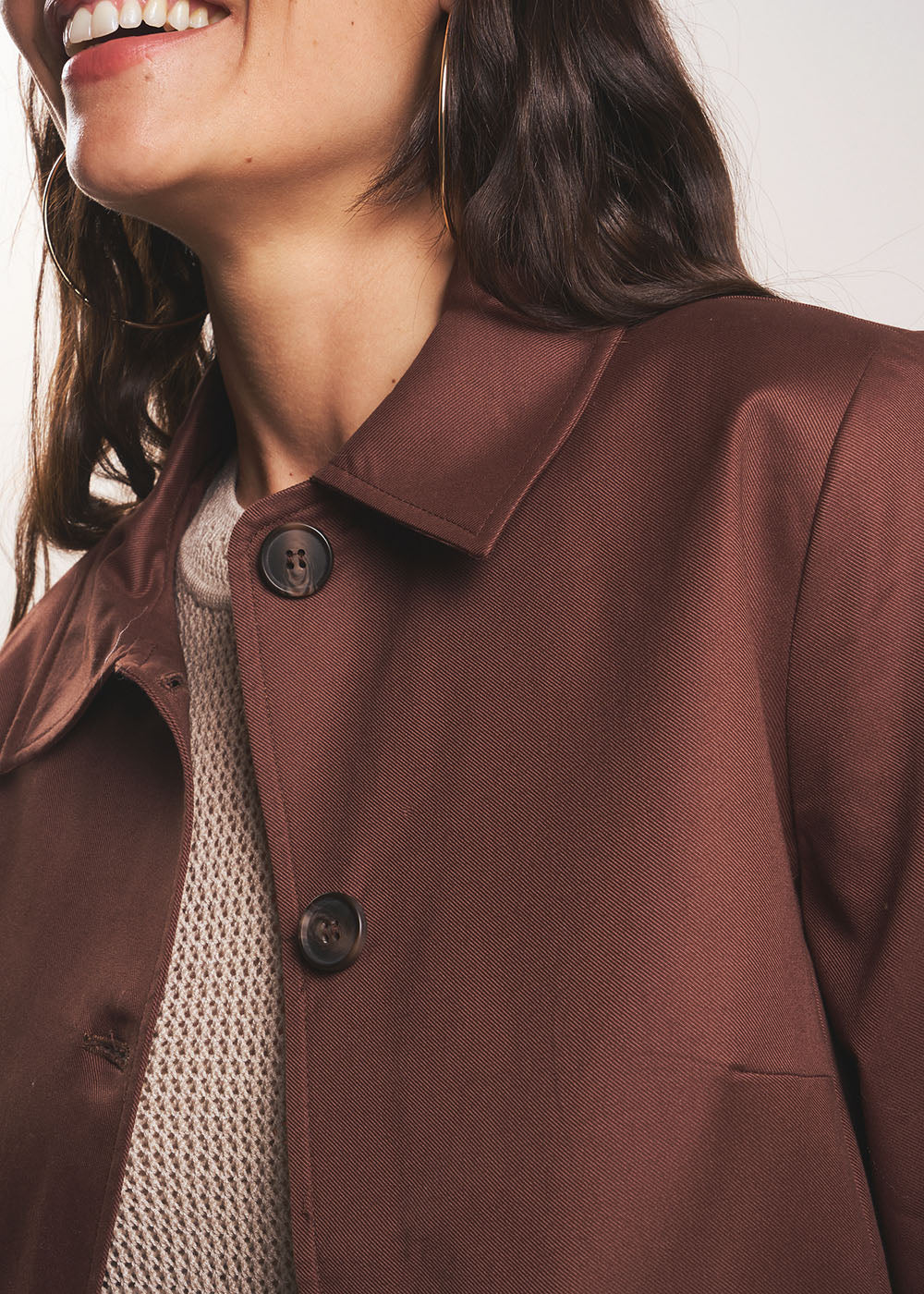 VEBORAH Short boxy cotton jacket - 2 - Sud Express - Sud Express