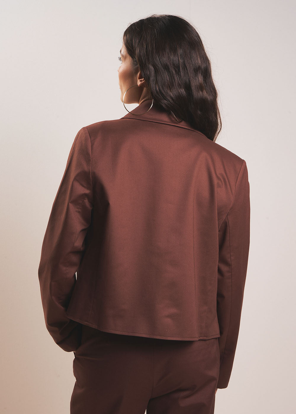 VEBORAH Short boxy cotton jacket - 3 - Sud Express - Sud Express