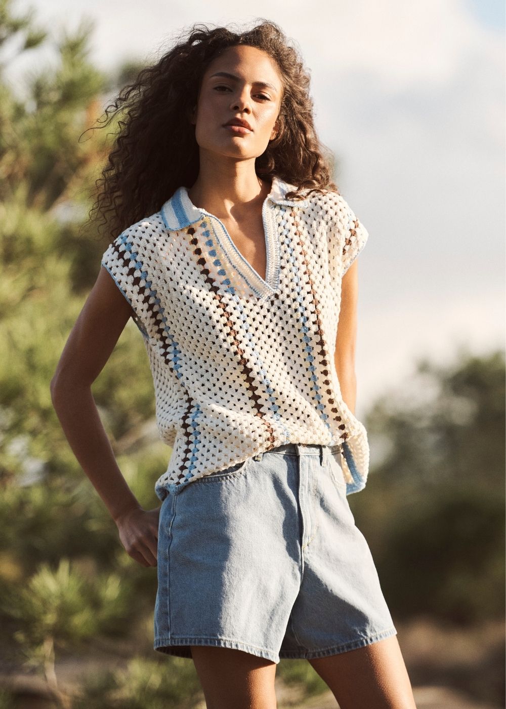 Short denim shorts - Sud Express - 1 - Sud Express
