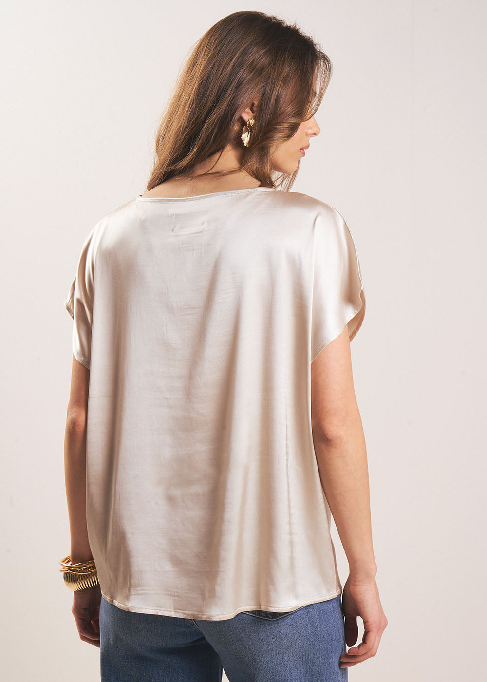 TAVILE Satin T-shirt - 3 - Sud Express - Sud Express