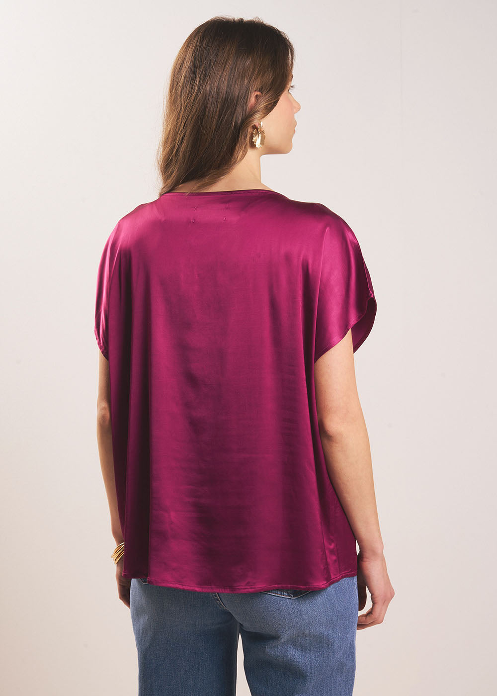 TAVILE Satin T-shirt - 3 - Sud Express - Sud Express