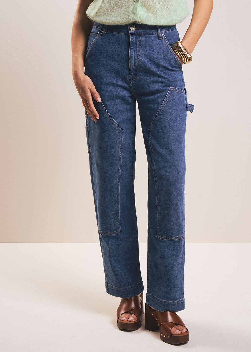 BEA Baggy Carpenter-Style Jeans - 2 - Sud Express - Sud Express
