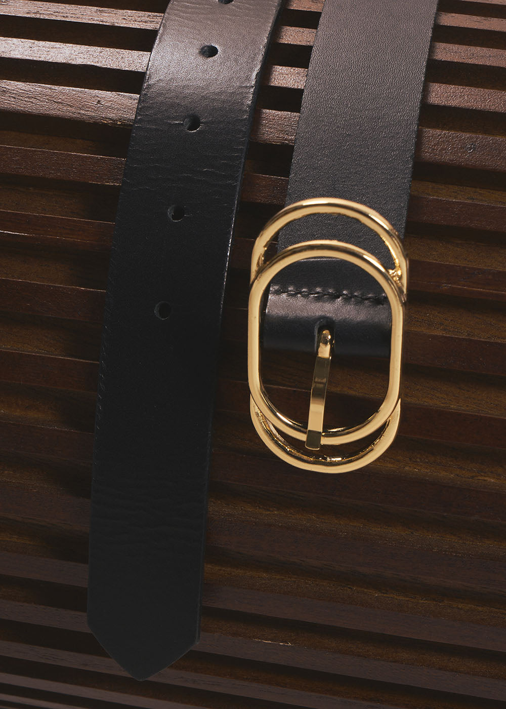 CARIONI Double oval buckle belt - 1 - Sud Express - Sud Express