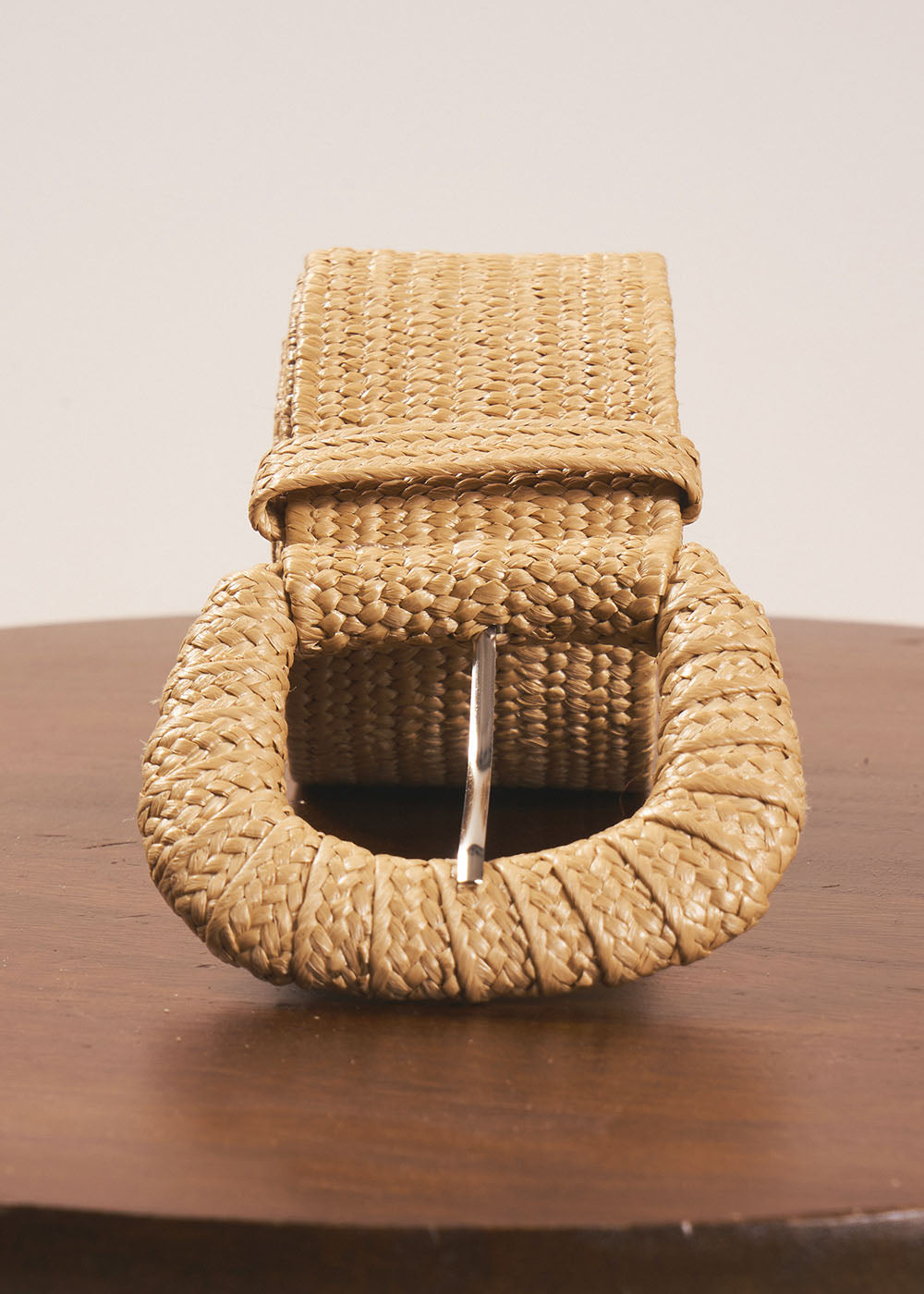 CANARIES Braided belt with wide buckle - 2 - Sud Express - Sud Express