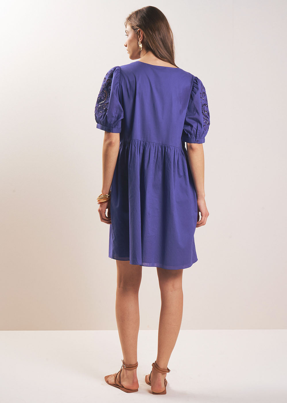 ROCMANA Short embroidered cotton dress - 3 - Sud Express - Sud Express