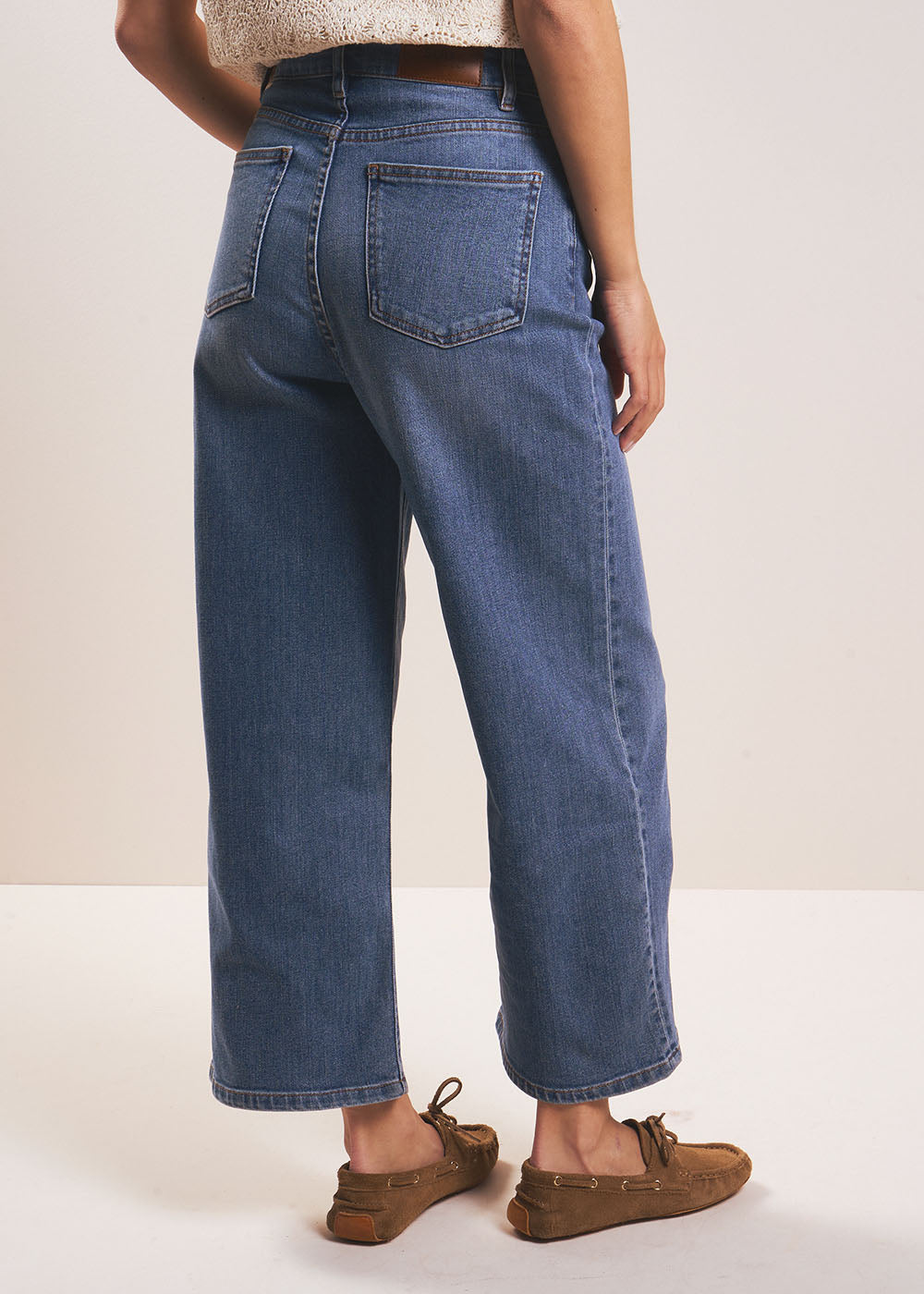 SUZY High-waisted wide-leg 7/8 jeans - 3 - Sud Express - Sud Express