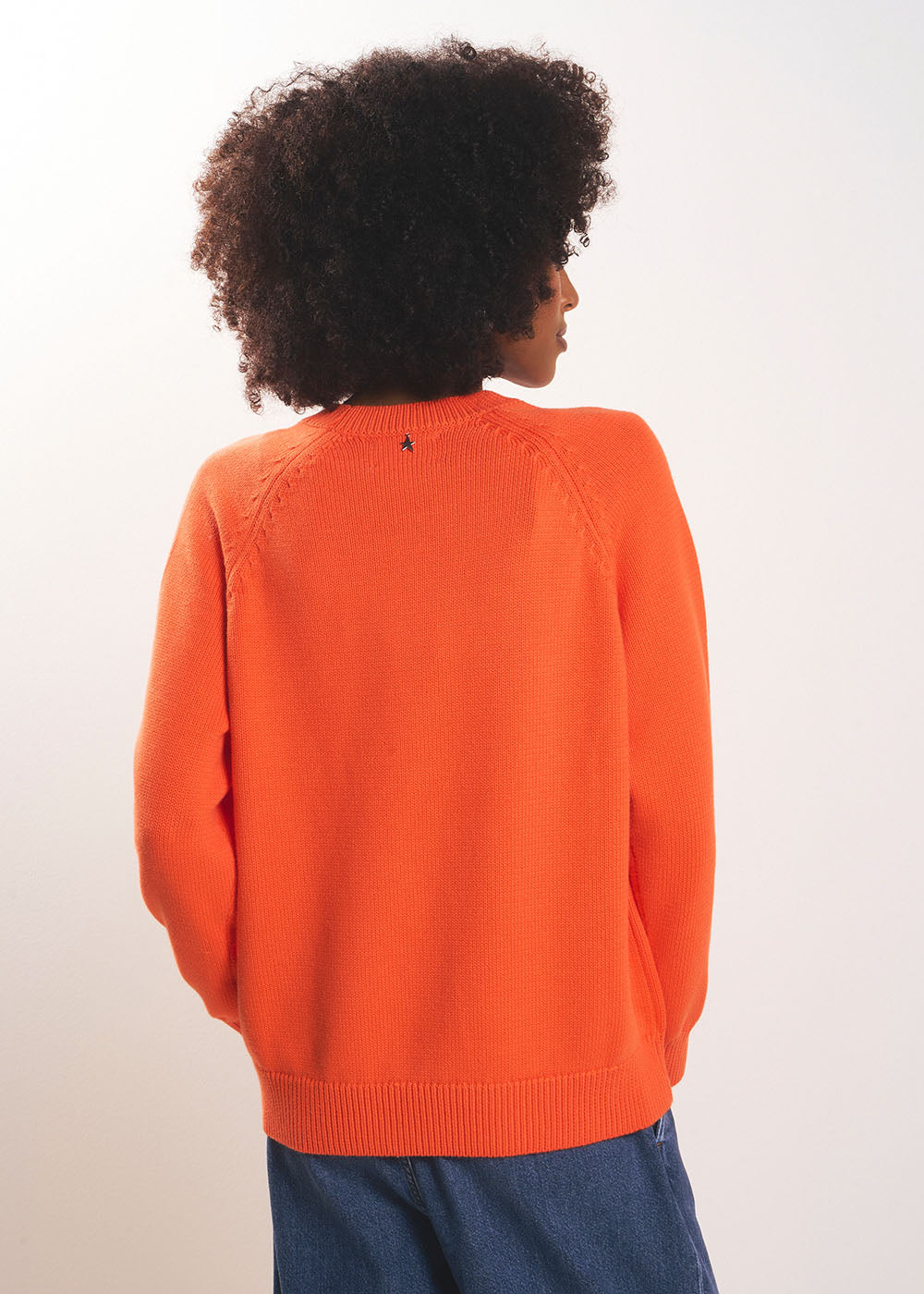 MOUNIALOU Round neck cotton jumper - 3 - Sud Express - Sud Express