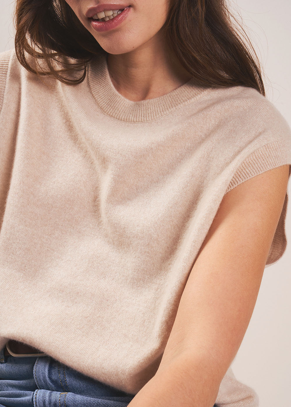 MARTANE Sleeveless cashmere jumper - 2 - Sud Express - Sud Express