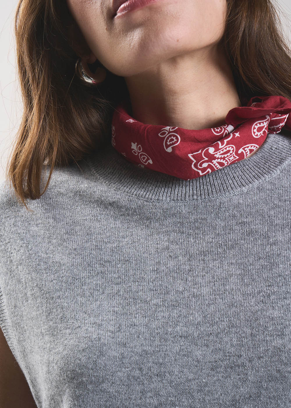 MARTANE Sleeveless cashmere jumper - 2 - Sud Express - Sud Express