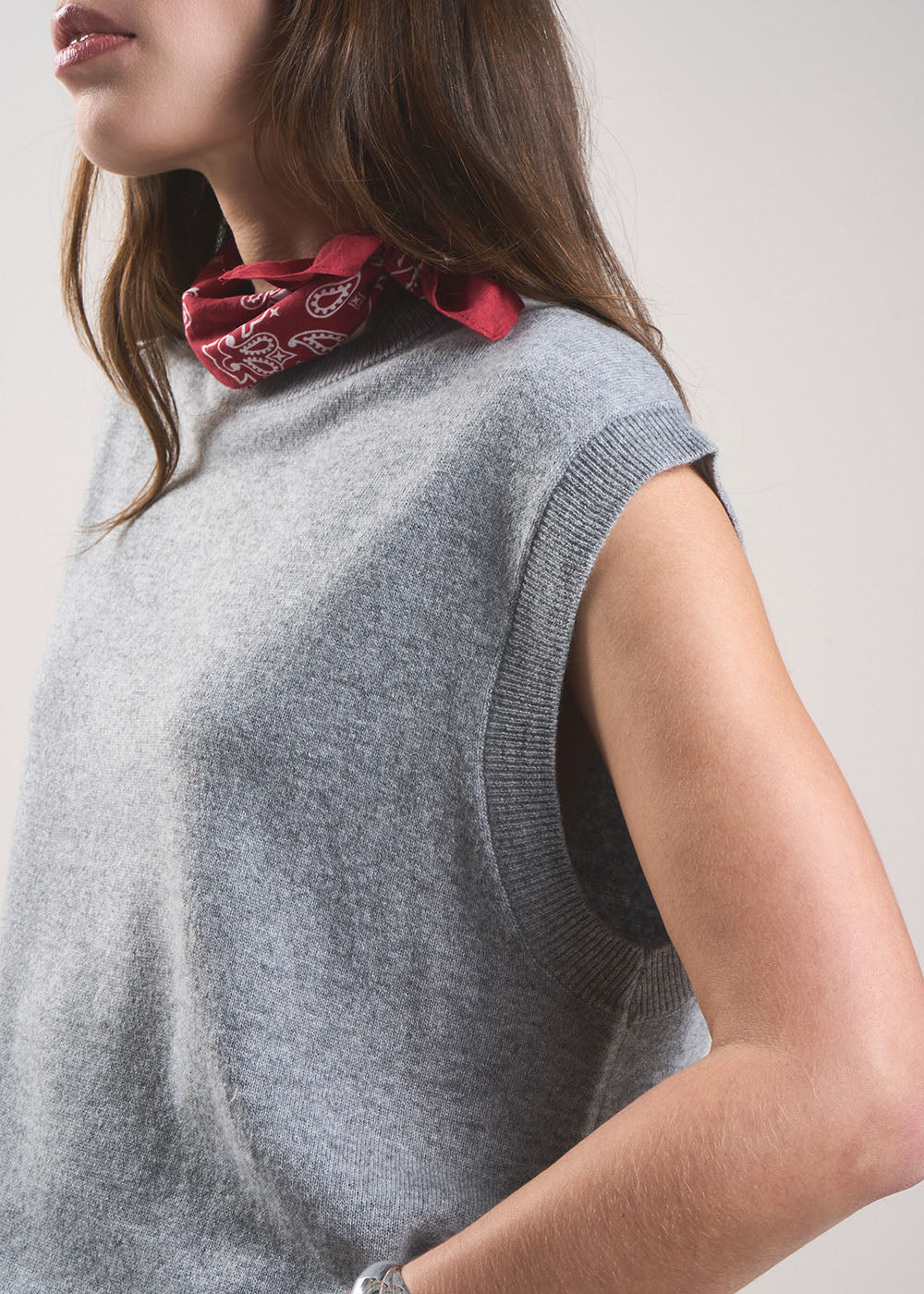 MARTANE Sleeveless cashmere jumper - 4 - Sud Express - Sud Express