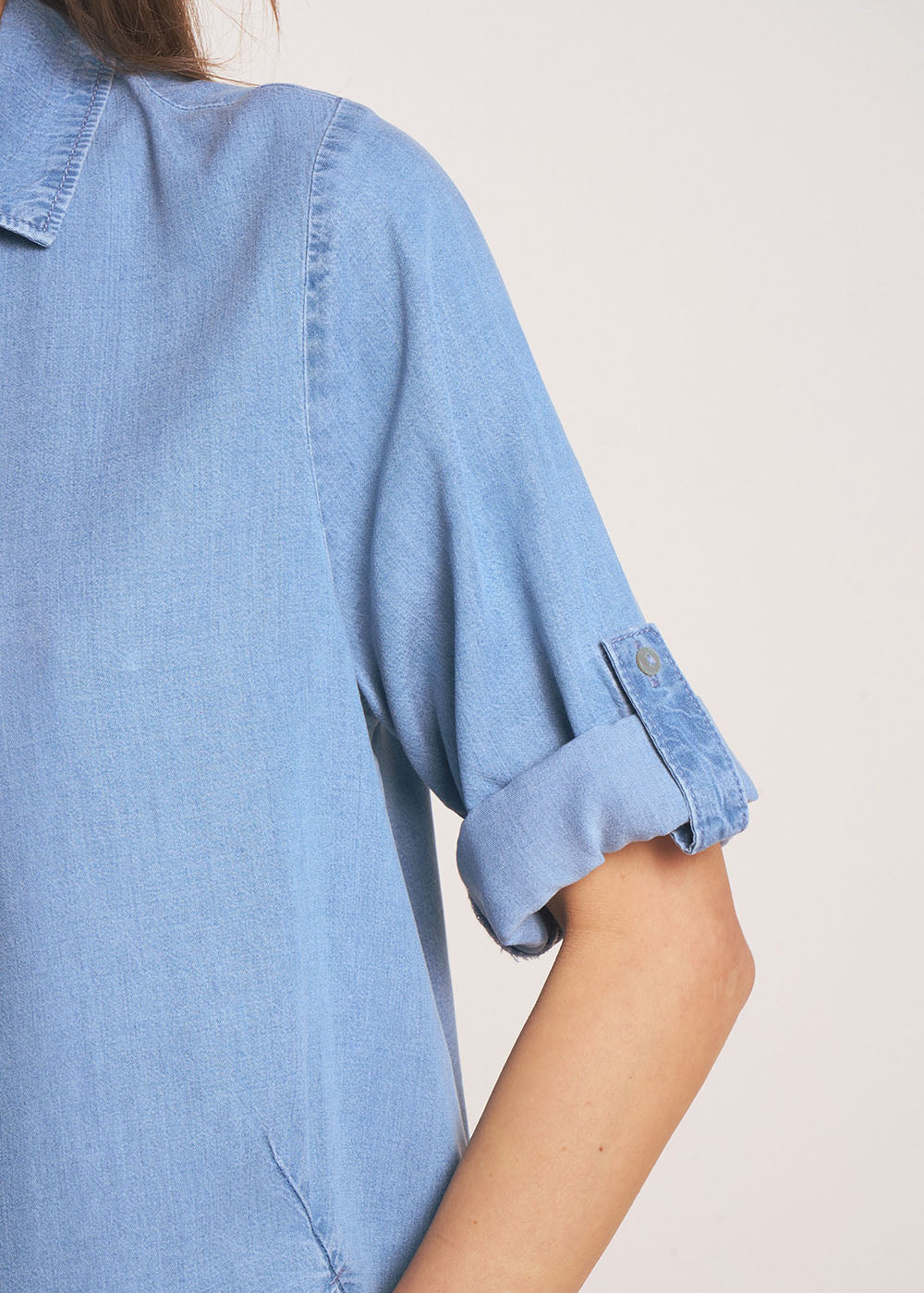 RAMYA Denim short dress - 4 - Sud Express - Sud Express