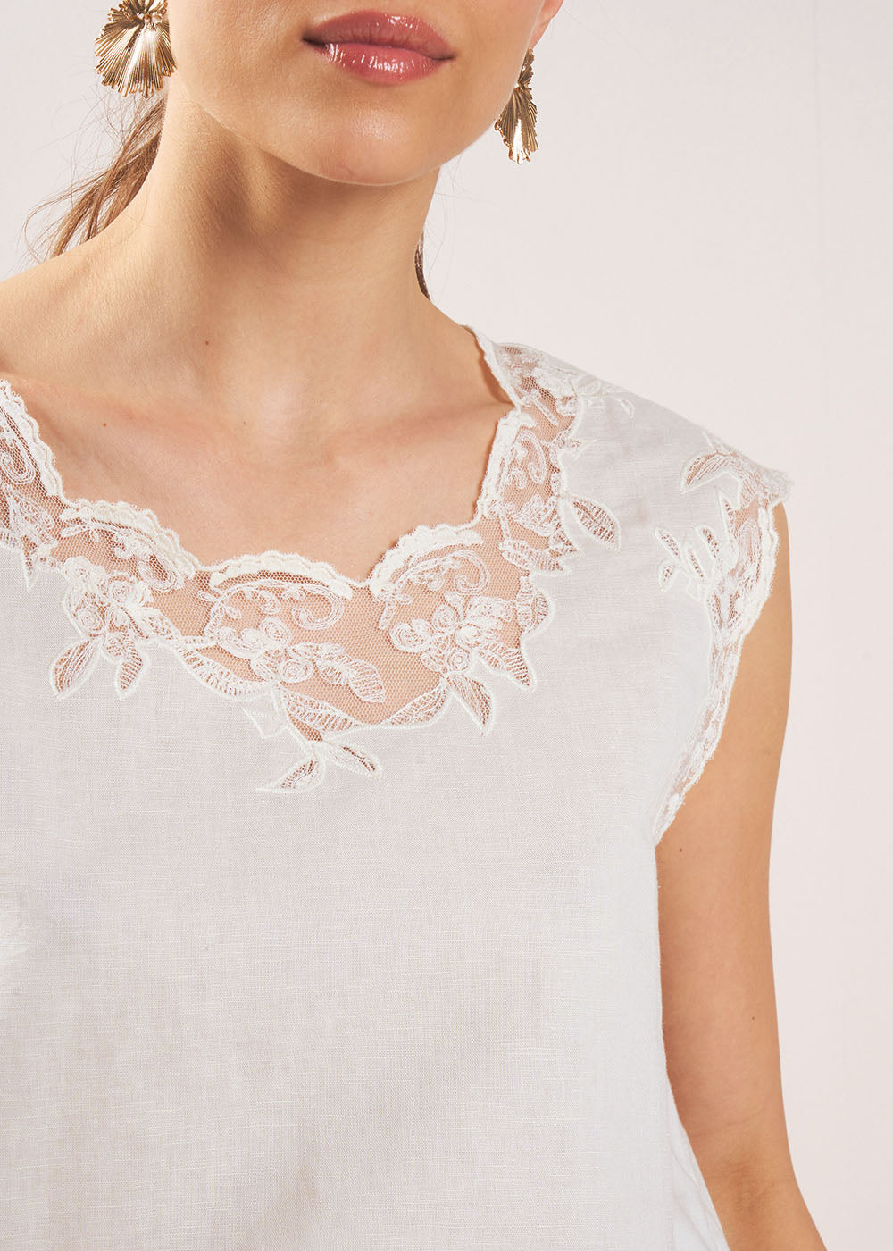 TASTEPH Lace insert top - 2 - Sud Express - Sud Express