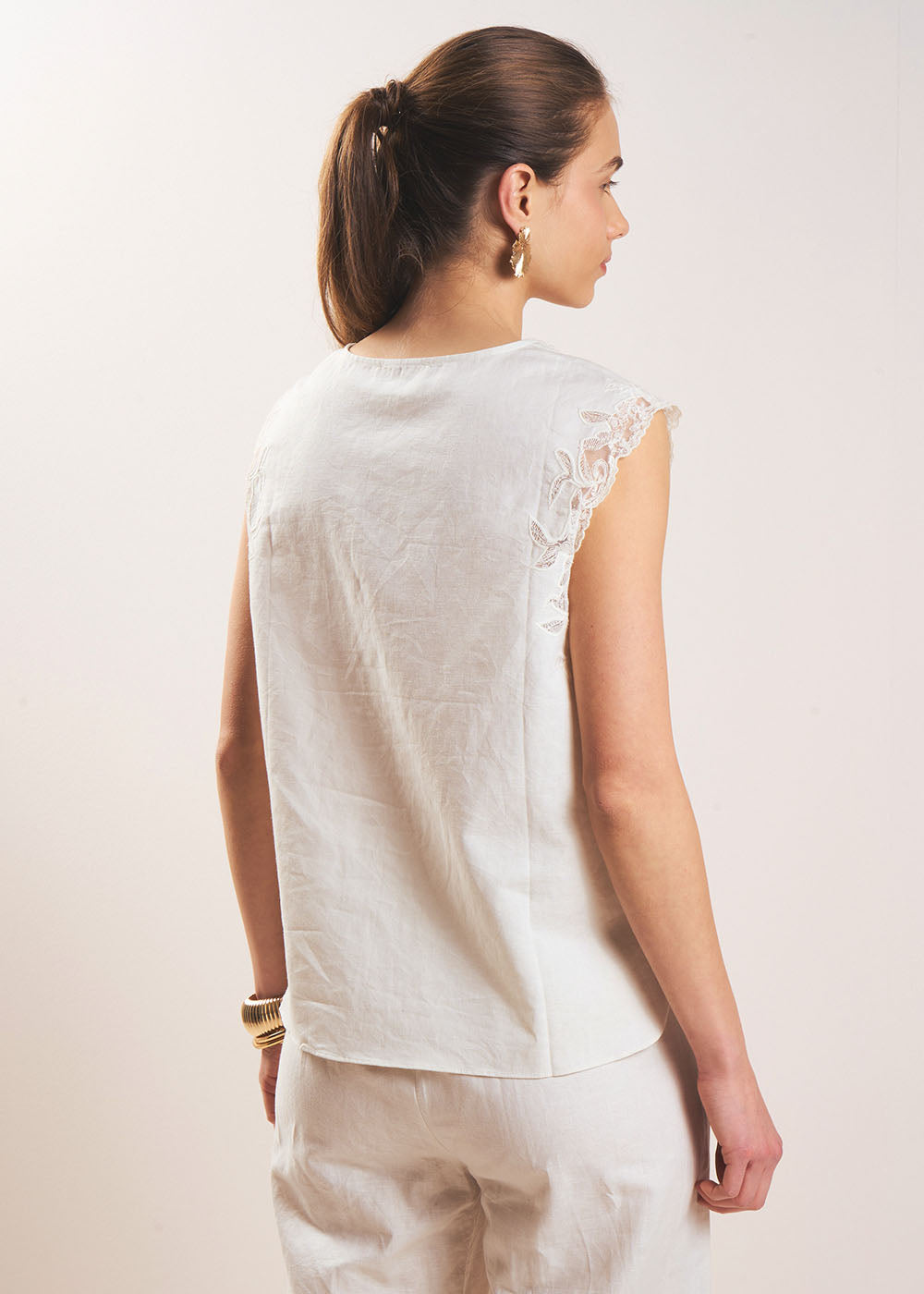 TASTEPH Lace insert top - 3 - Sud Express - Sud Express