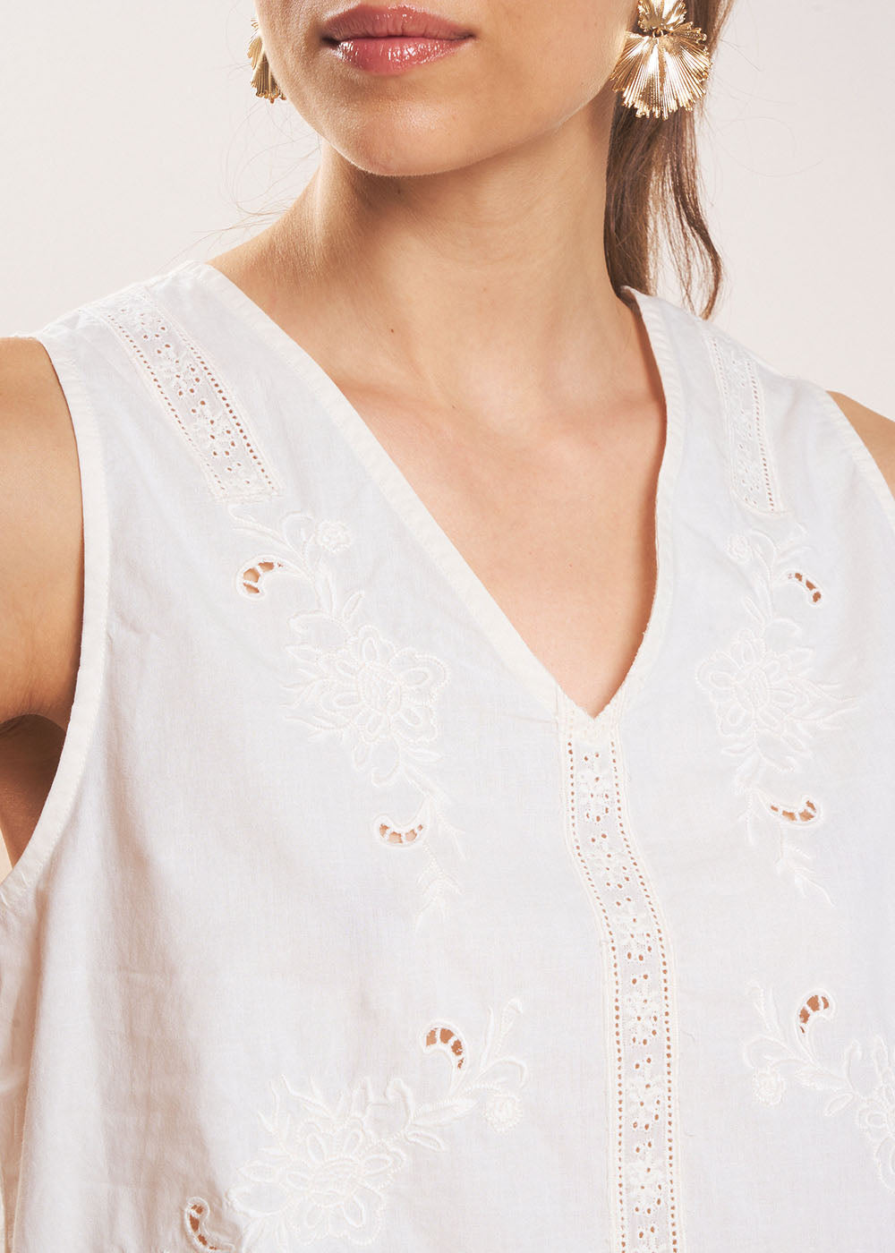 TASOPHIE Embroidered Top - 2 - Sud Express - Sud Express