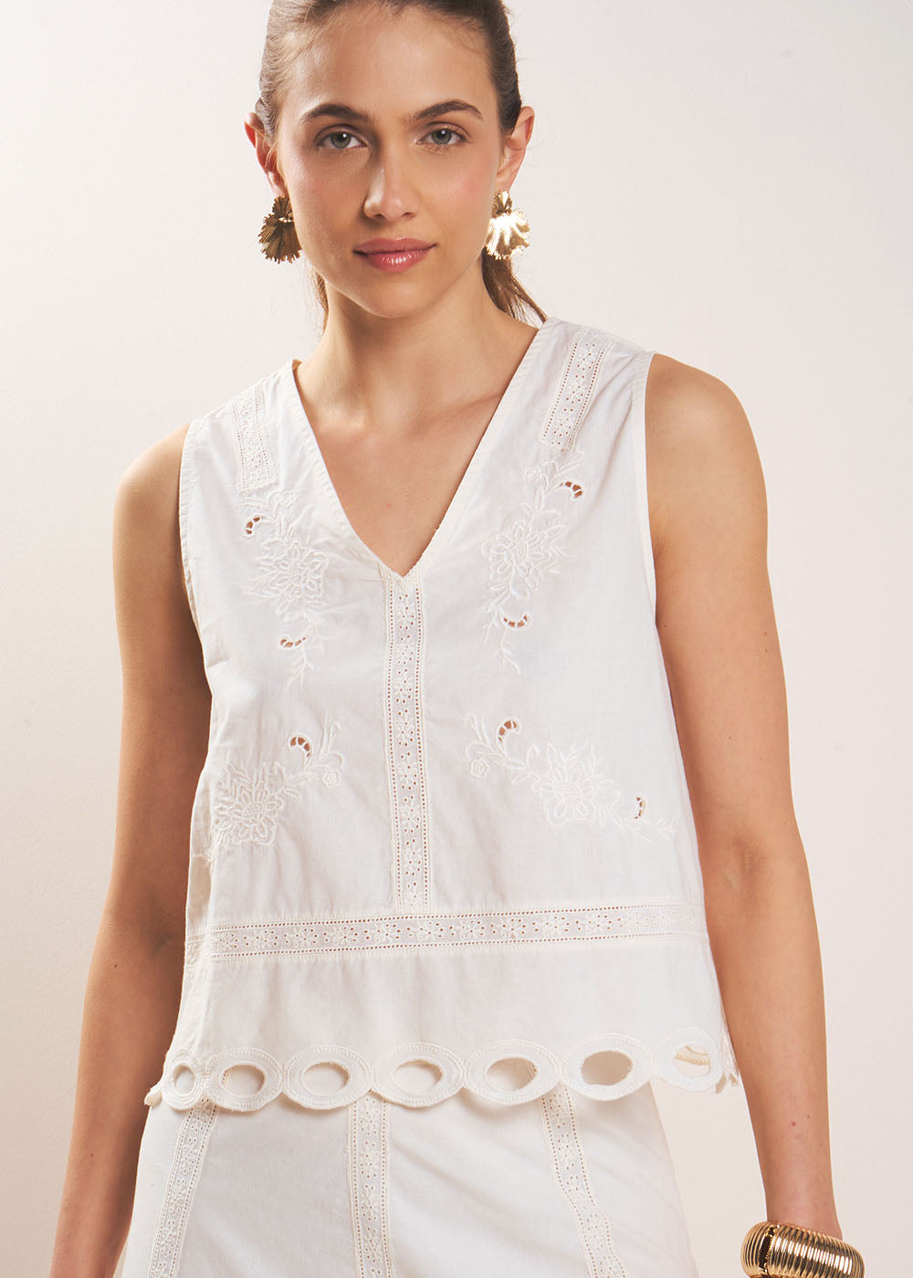 Embroidered Top - Sud Express - 5 - Sud Express