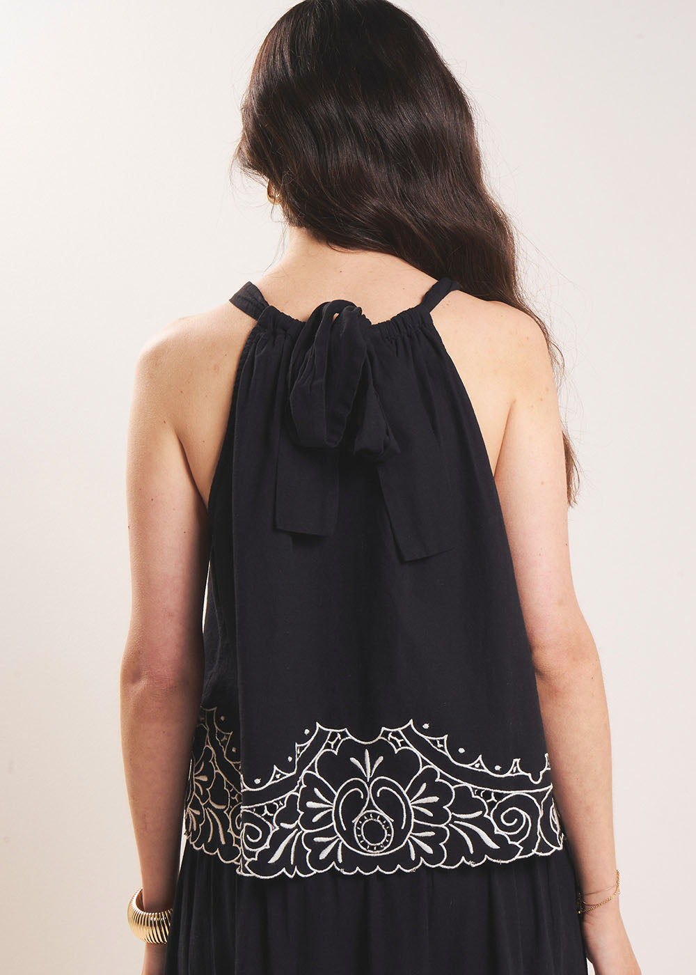TOSILE  Embroidered cotton top - 3 - Sud Express - Sud Express